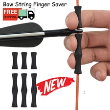 Bow String Finger Saver Shooting Protective Guard Tool Easy Install Bowsting