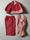 Vintage Mattel Barbie Outfit Busy Gal  Red Jacket Skirt & Blouse