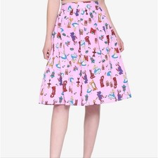 Women's Disney X Hot Topic Alice In Wonderland Small Aline Skirt