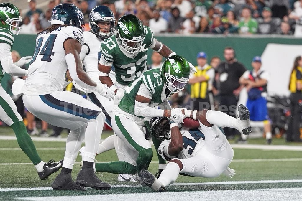 Mario Goodrich III New York Jets NFL Authentic Game Used Jersey (Clemson)