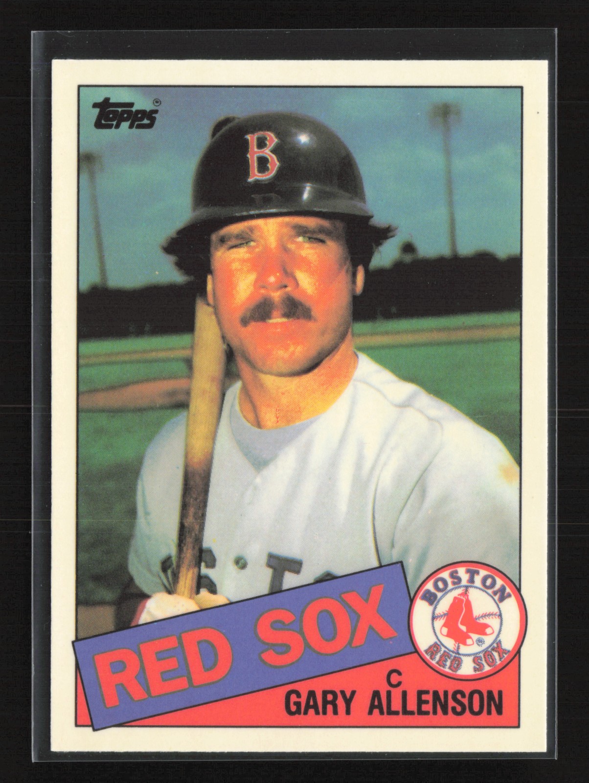 1985 Topps #259 Gary Allenson Collector's Edition (Tiffany) Boston Red Sox