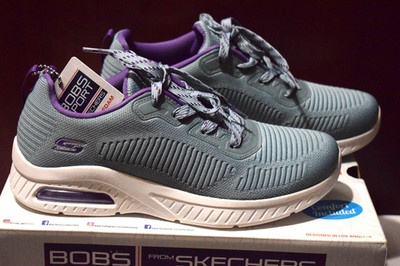 Skechers Bobs Sport Memory Foam Lightweight Sneakers Women's 7.5M Slate NIB