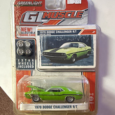 GreenLight GL Muscle 1:64 1970 Dodge Challenger R/T Green Diecast Unopened
