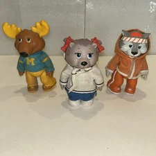 1984 TOMY GET ALONG GANG DRESS UP KIDS PVC Figures 6 inch Lot of 3 Dolls