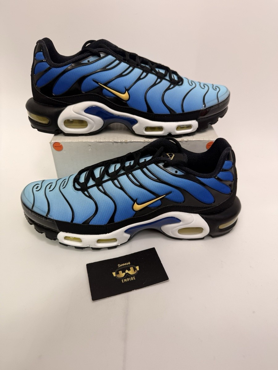 Nike Air Max Plus OG Men's Size 10 Black Chamois Sky Blue DX0755
