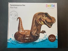 Coconut Outdoor INFLATABLE TYRANNOSAURUS REX Pool Float T-Rex 83x42 Jurassic NEW