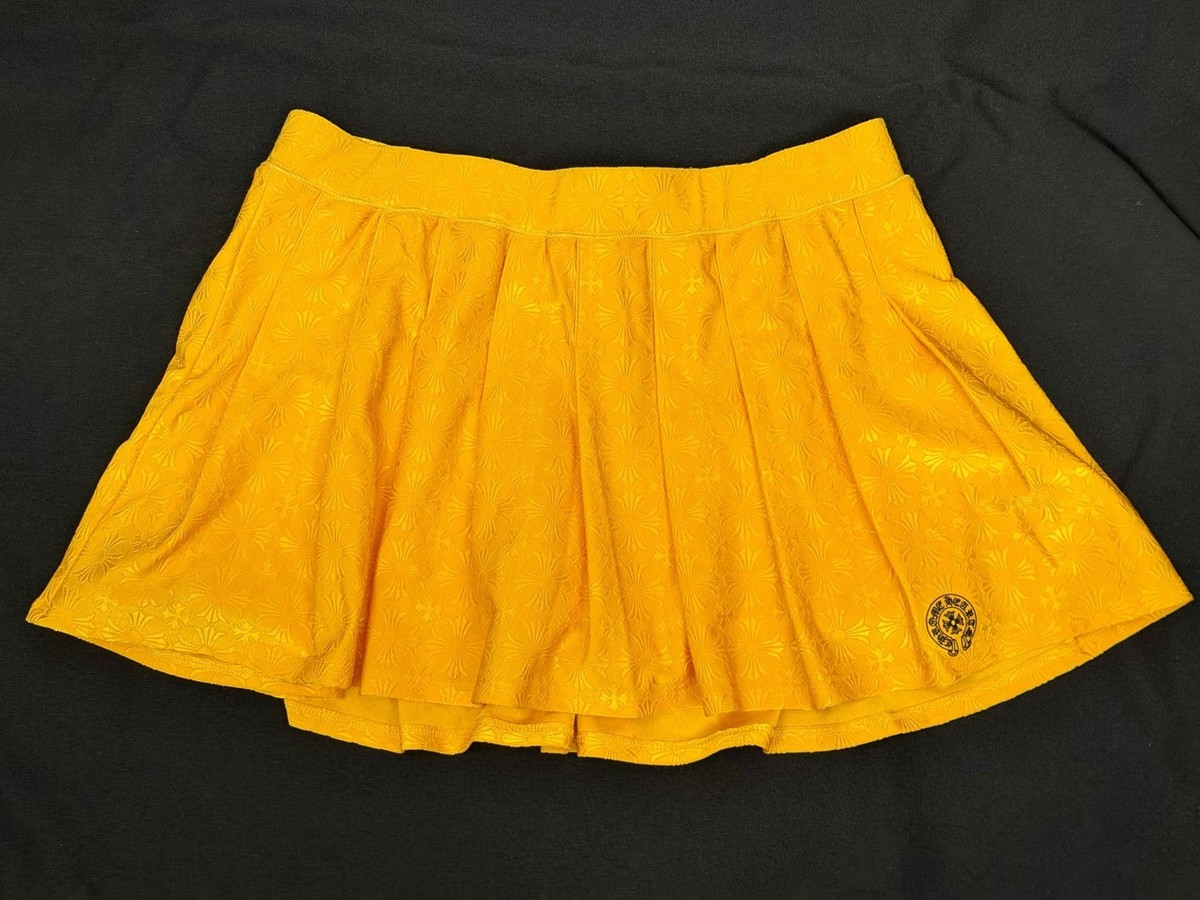 Chrome Hearts in Motif Yellow Mini Tennis Skirt L Size | eBay