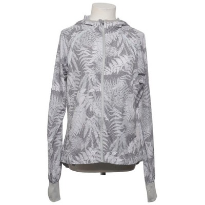 Blacc, Trainingsjacke, Damen, Größe: M, Grau/Weiß, Polyester, Blumen #XrH