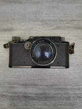 Leica III Mod. F Black Nickel Lens Elmar Nickel 50mm  shade