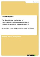 Cucuk Budiyanto | The Reciprocal Influence Of Parent-Subsidiary Relationships...