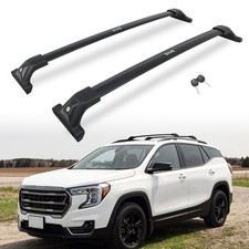 265LBS Lockable Cross Bars Roof Rack Fit for 2018-2024 GMC Terrain  Chevy Ch...
