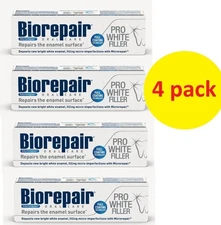 BioRepair Pro White Whitening Toothpaste | Daily Oral Care | 4 x 75 ml