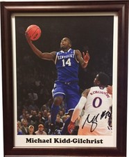 Michael Kidd-Gilchrist signed Kentucky Wildcats 11x14 Photo #14 Custom Framing