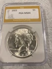 1922 Peace Silver Dollar MS66
