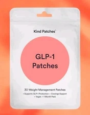 Kind Patches GLP-1 Patches (30 Count) – with L-Glutamine, Berberine, Chromium, P