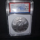 2008 American Silver Eagle   MS70  IGS