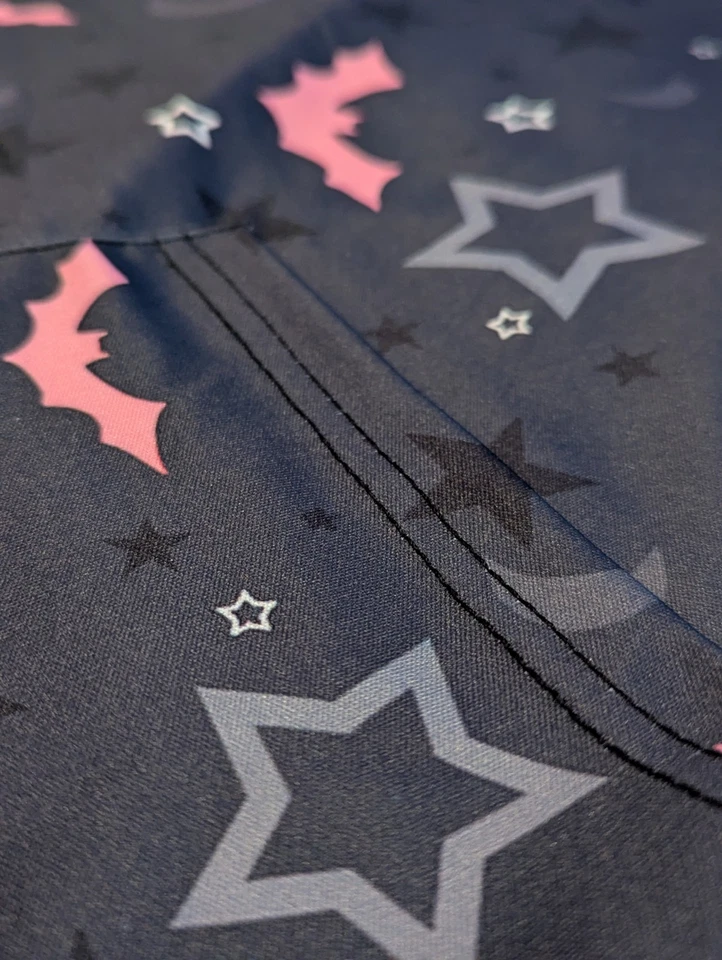 Scrub Tops-Batz About It (x3) Charcoal/Multicolor Pack - Image 2 of 4