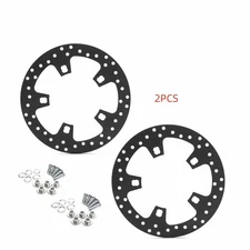 Enforcer Impeller 11.5" Front Brake Rotors Bolt For Harley FLHR Road King 00-07