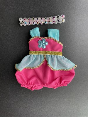 Princess Romper Doll Clothes 14  14.5  Wellie Wisher Kindness Club Ruby Red RRFF