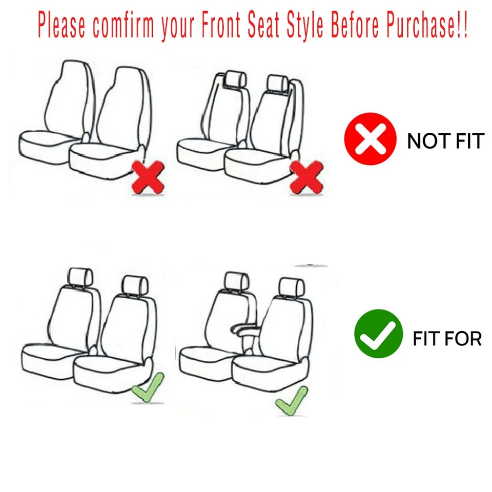 Automotive Black Front Seat Covers Protector Cloth For BMW 325i 335i 320i 328i Foto 4 de 4