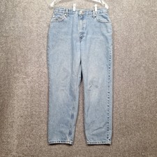 VINTAGE Levis 550 Jeans Womens Size 14 S Blue Classic Relaxed Tapered Leg 30x27