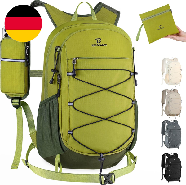 Becojadde 20L Kleiner Wanderrucksack Tagesrucksack Herren Damen Leichter Faltbar-image