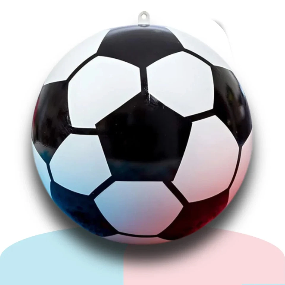 Pelota de fútbol de revelación de género para bebé en polvo rosa o azul Aus Seller Foto 4 de 4