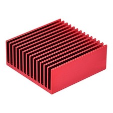 Electronic heat dissipation cooling heatsink 50x50x20mm red