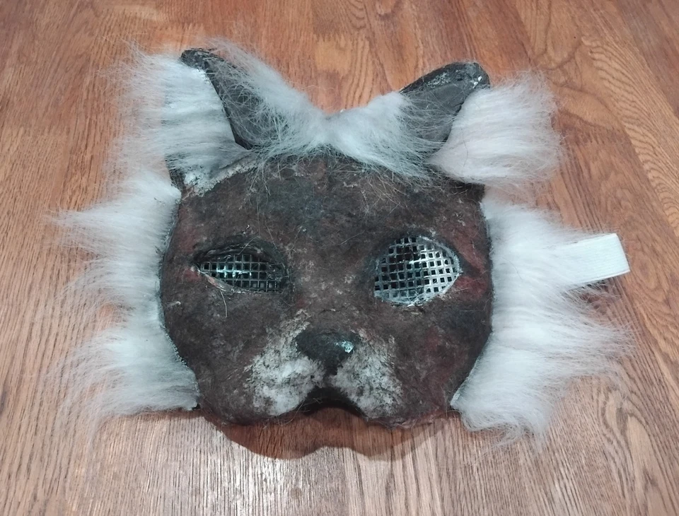 Brown Cat Therian Mask With A well felted base And Soft Fur With So Much More. - Image 4 of 4