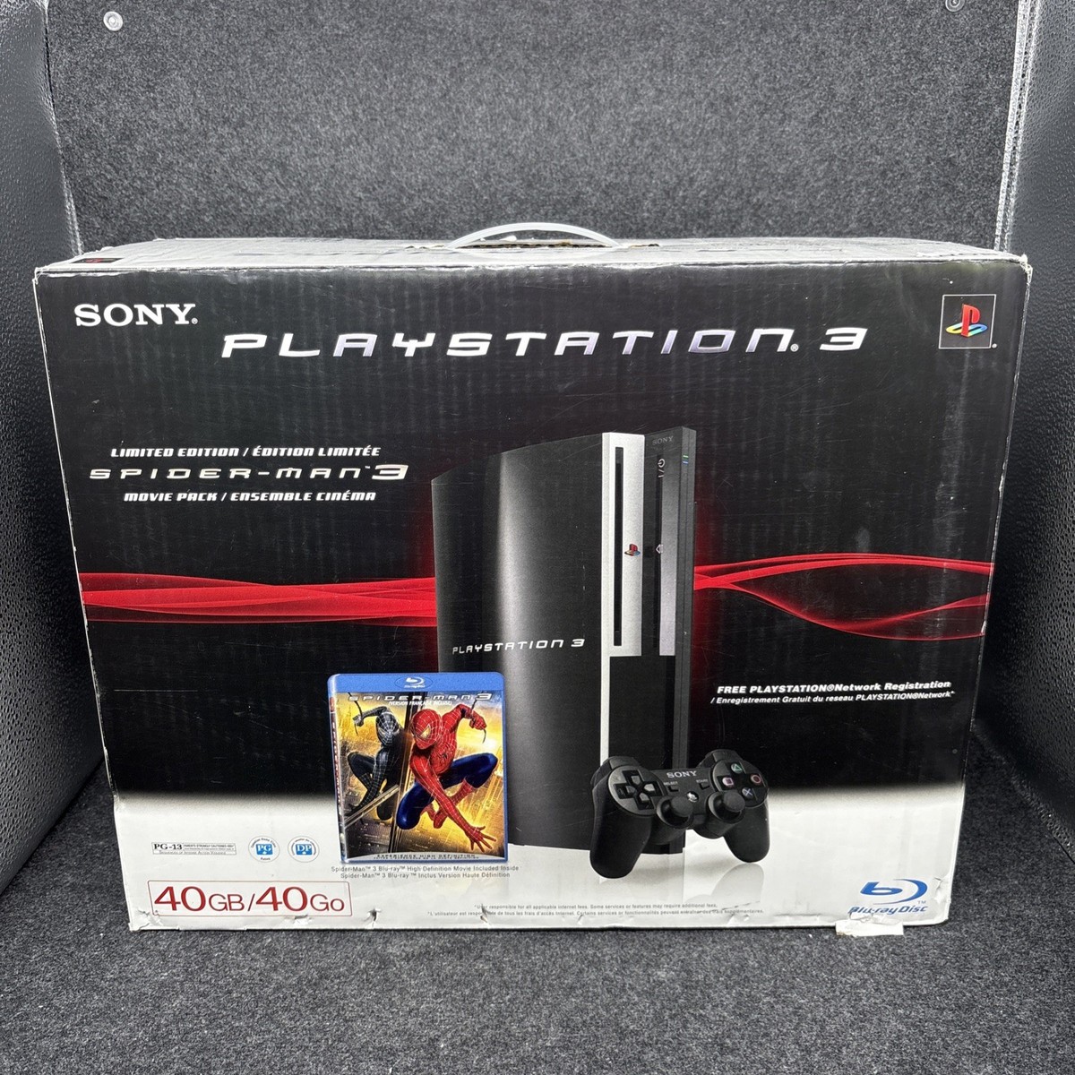 Sony PlayStation 3 Launch Edition 40GB Piano Black Console