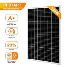 100W Mono Solar Panel 12V Battery Charger High Efficiency PV Modual RV Boat Home
