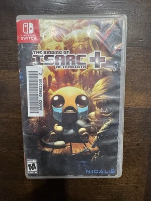 Binding of Isaac Afterbirth+ (Nintendo Switch) CASE & MANUAL ONLY NO GAME