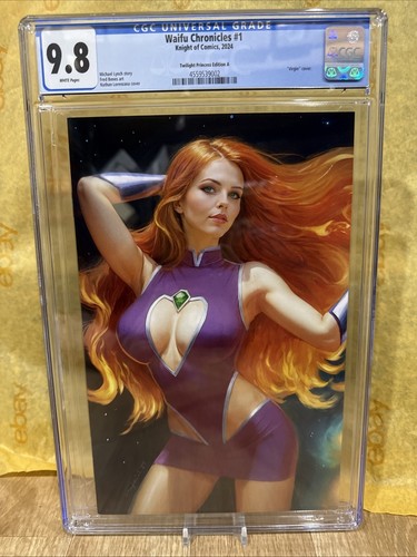 Waifu Chronicles #1 - Twilight Princess Raven Nice A Virgin Graded Comic Cgc 9.8