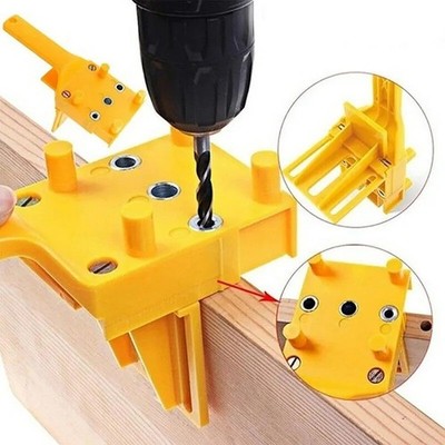 Woodworking Drill Guide Dowel Hole Locator 6/8/10mm Carpentry Drill Tool