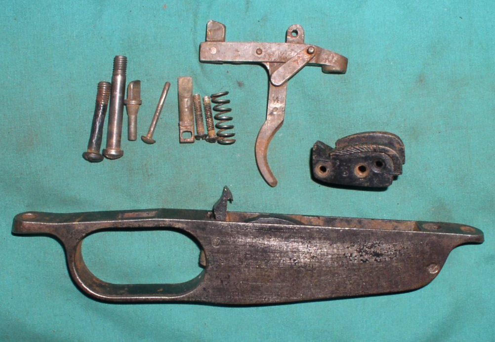 Italian Carcano M91 6.5mm Bolt Action Rifle TRIGGER/GUARD/R SIGHT BASE ...