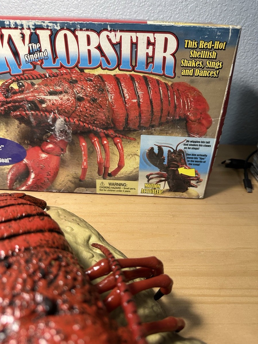 Gemmy Rocky The Singing Lobster - Red for sale online | eBay