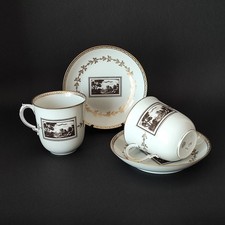 Tazze - Richard Ginori - modello Capodimonte, decoro Fiesole - 1957  (c. 1851)