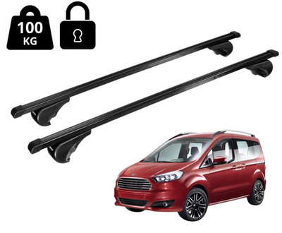 Dachträger für Ford Tourneo Courier 2014-2022 mit Handlauf Gepäckträger