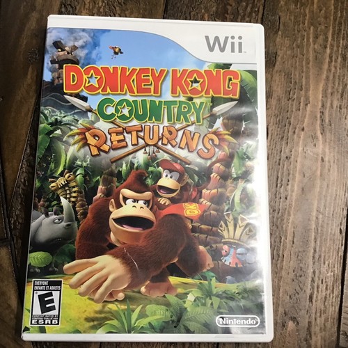 Donkey Kong Country Returns - Nintendo Wii. Disk,Case, Manual