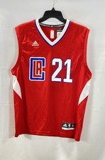 Adidas LA Clippers Patrick Beverley #21 Red Replica Jersey Men's Size M NWT