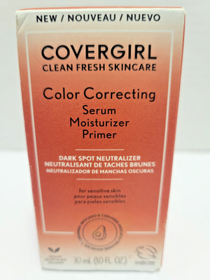 COVERGIRL Color Correcting Serum /Moisturizer/ Primer /For Deep Skin Tones 1 oz.