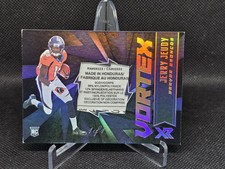 2020 Panini XR - Jerry Jeudy - 1/1 - Vortex Materials #VX-5 - RC - Laundry Tag