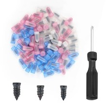 Pack of 90 Tire Repair Kit with Plugs,Self-Service Tire Repair Plugs with 90PCS