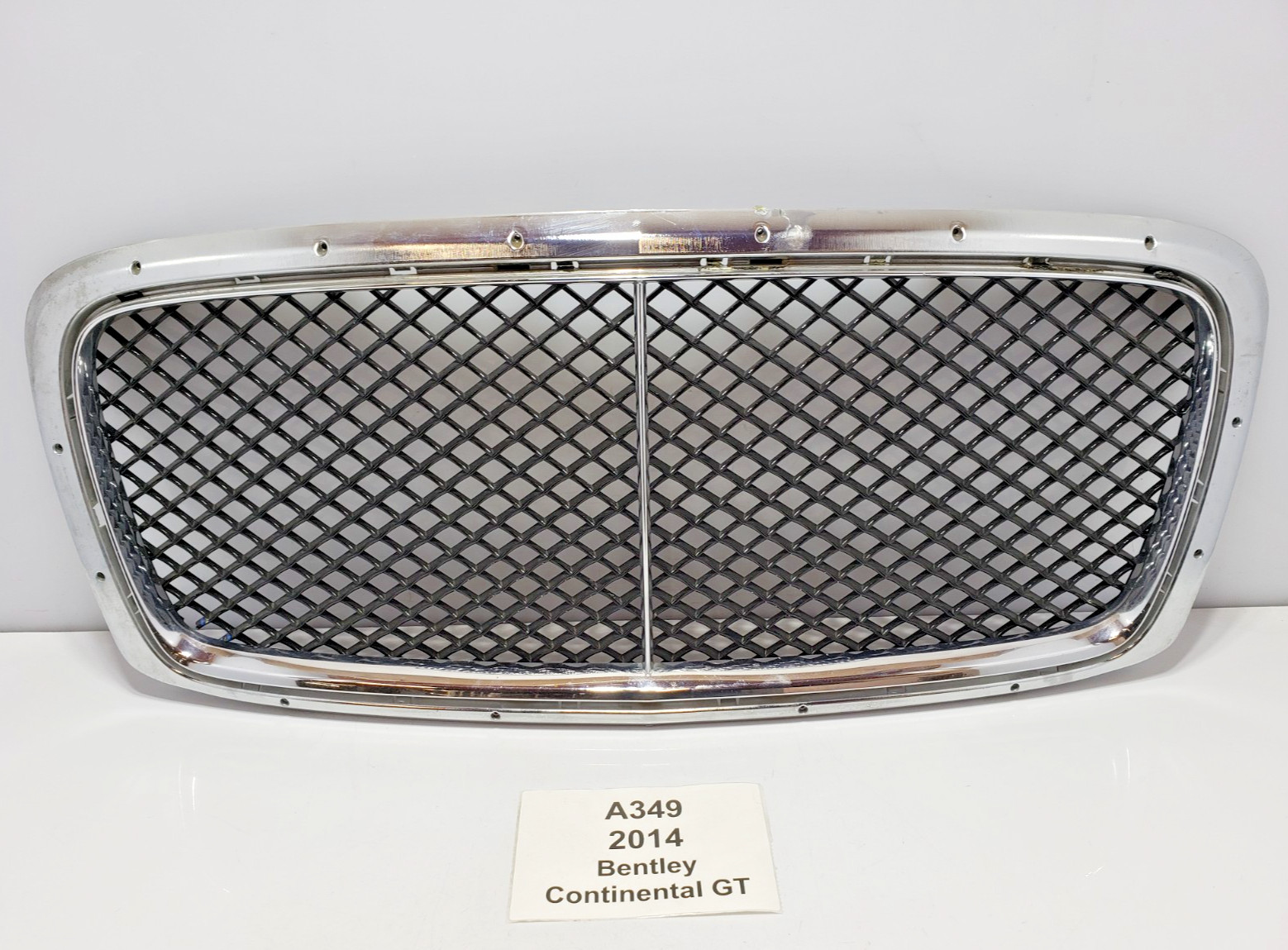 ✅ 2012-2018 OEM Bentley Continental GT GTC Front Grille Chrome Bezel Trim NOTE*