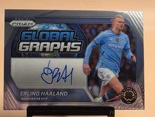 2024/25 PANINI PRIZM FIFA WORLD CUP 2025 ERLING HAALAND GLOBAL GRAPHS  AUTO