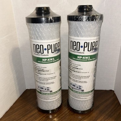 Lot(2) Neo-Pure NP-KW1 Replacement RV Water Filter Sealed