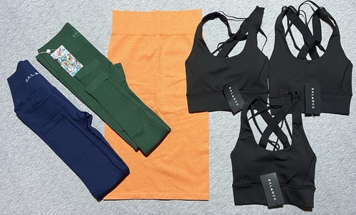 Balance Athletica (Vitality) Women’s Sports Bras/Pants Lot Of 6 NEW NWT - Sz S