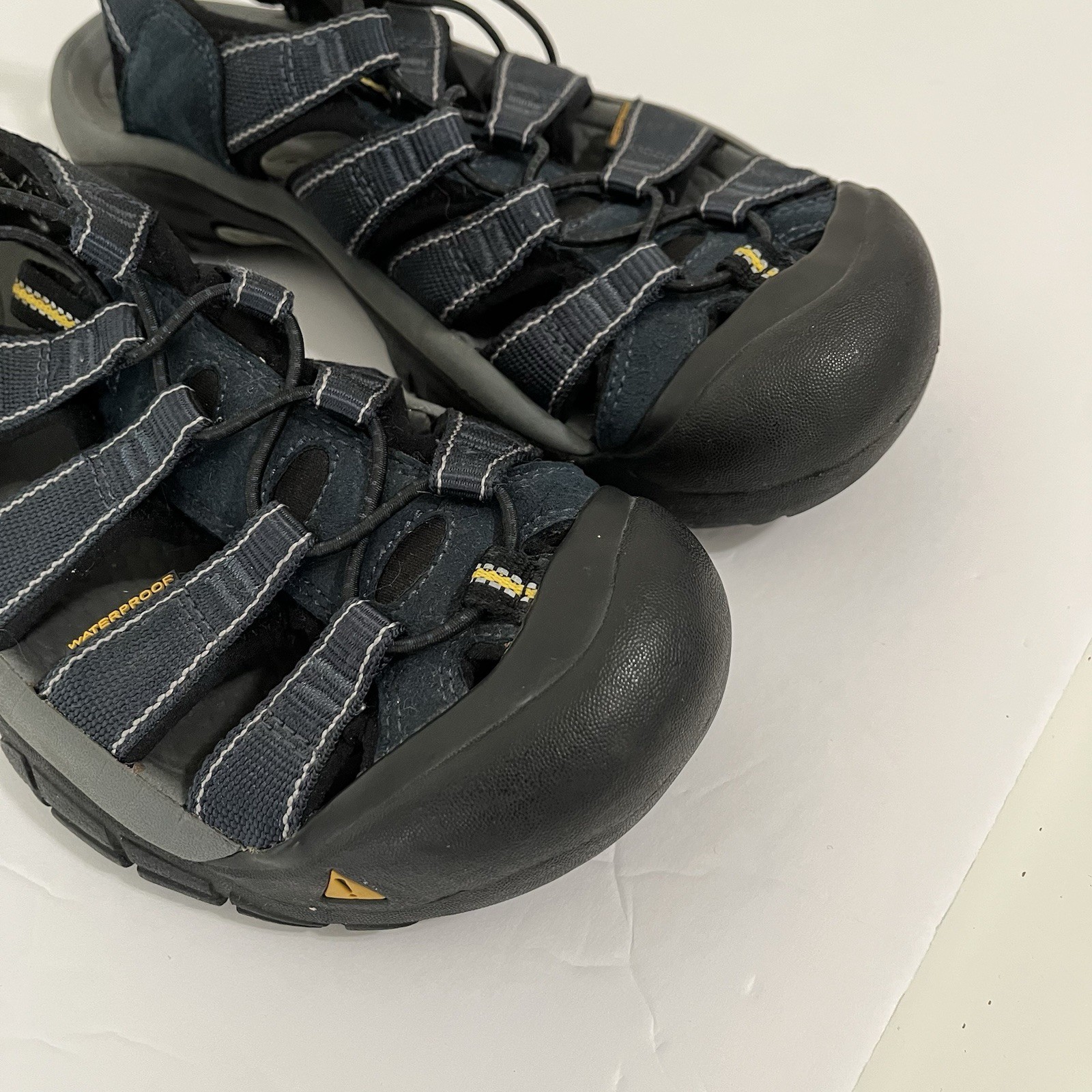 Sandali KEEN uomo taglia 8 Newport H2 blu resistenti all'acqua bunge punta chiusa escursionismo