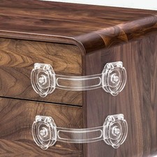 Cabinet Locks for Babies, Baby Proofing Safety Locks, 10 Pack No Screws No Ma...