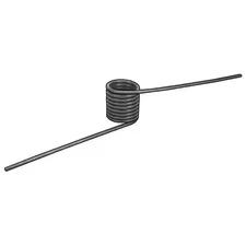Torsion Spring, 180 Deg, 0.767Od, Pk6, Finish: Plain, 3Hpj4